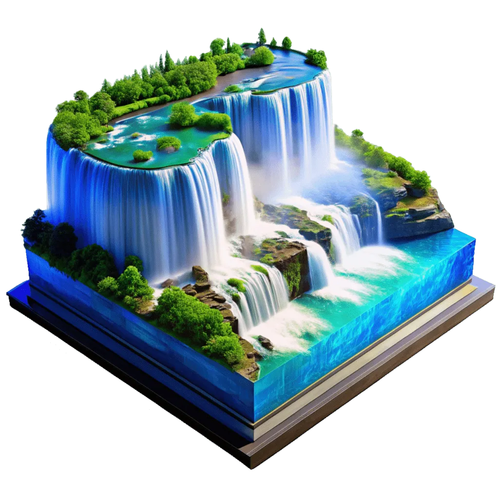 Niagara Falls 3D Model, Canada ETA