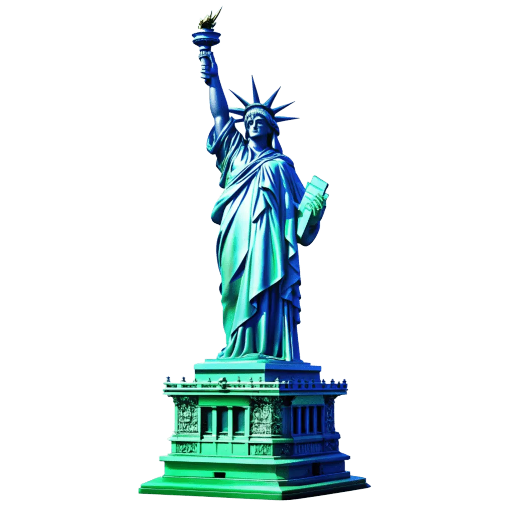 Statue of Liberty 3D Model, US ESTA
