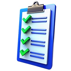 Clipboard with Checkmark