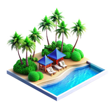 Cambodia Beach 3D Model, Cambodia eVisa